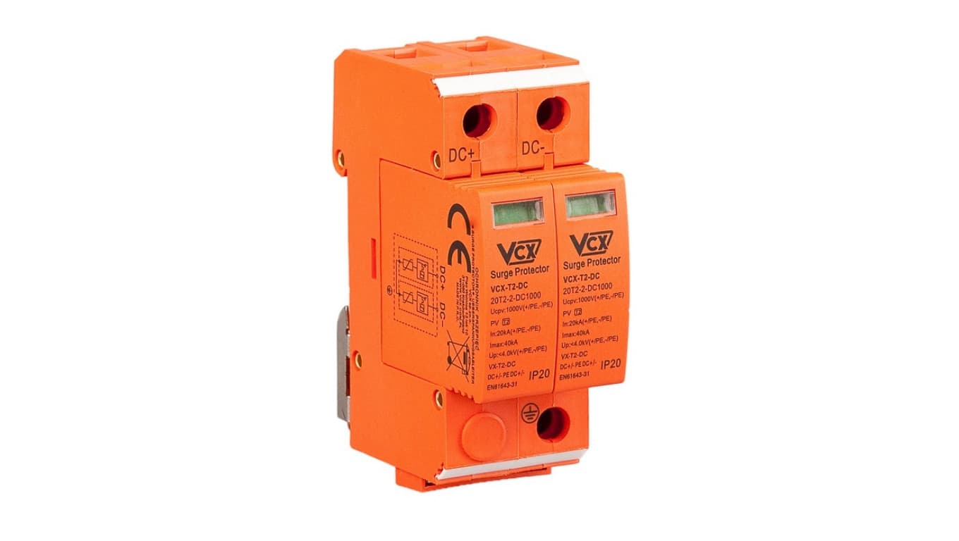 

Ogranicznik przepięć PV 1000V DC Typ 2 C 2P