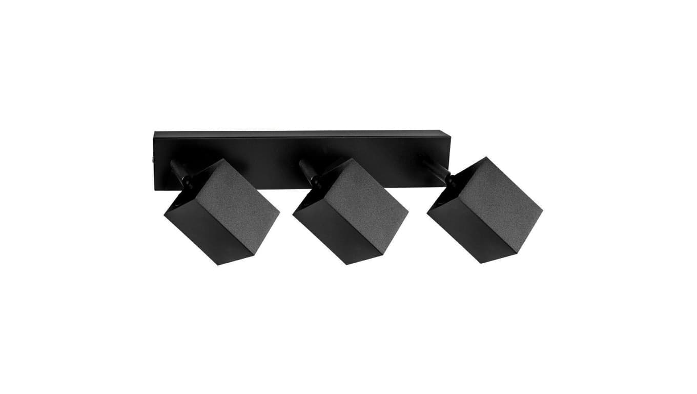 

Lampa OSCAR-B/B czarna z czarnym przegubem 3xgu10 potrójna