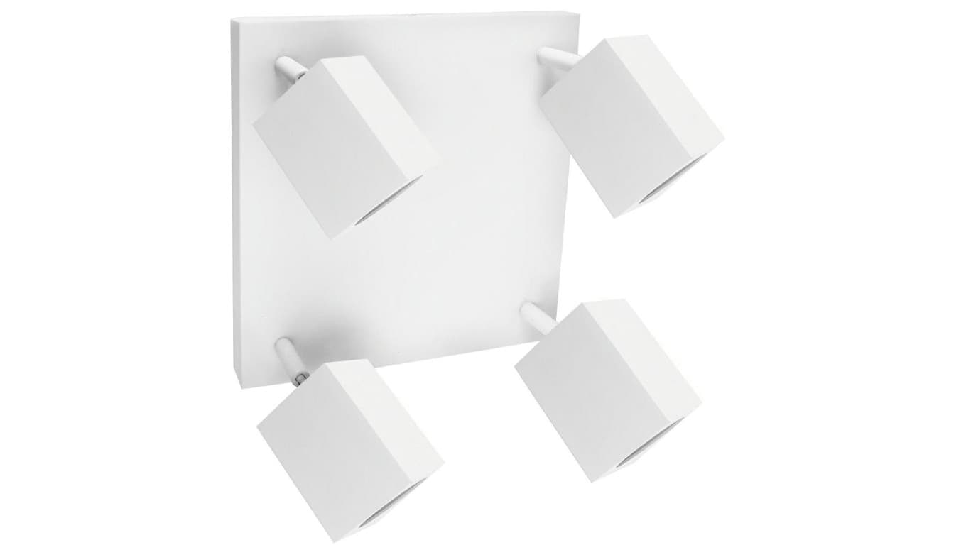 

Lampa OSCAR-W/W biała z białym przegubem 4xgu10 poczwórna