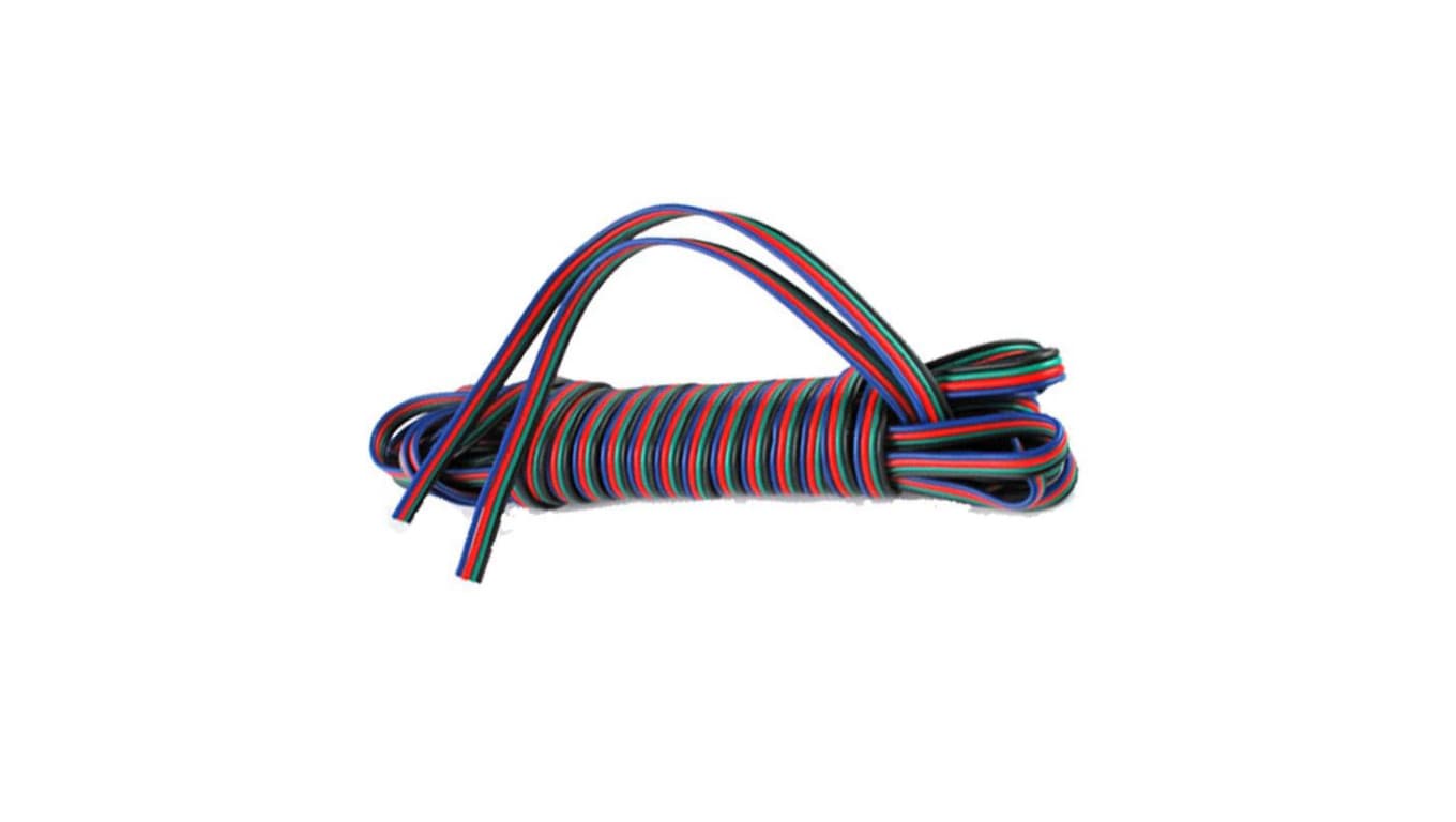 

Kabel 4 żyłowy RGB 4x0,5mm2 do taśma led