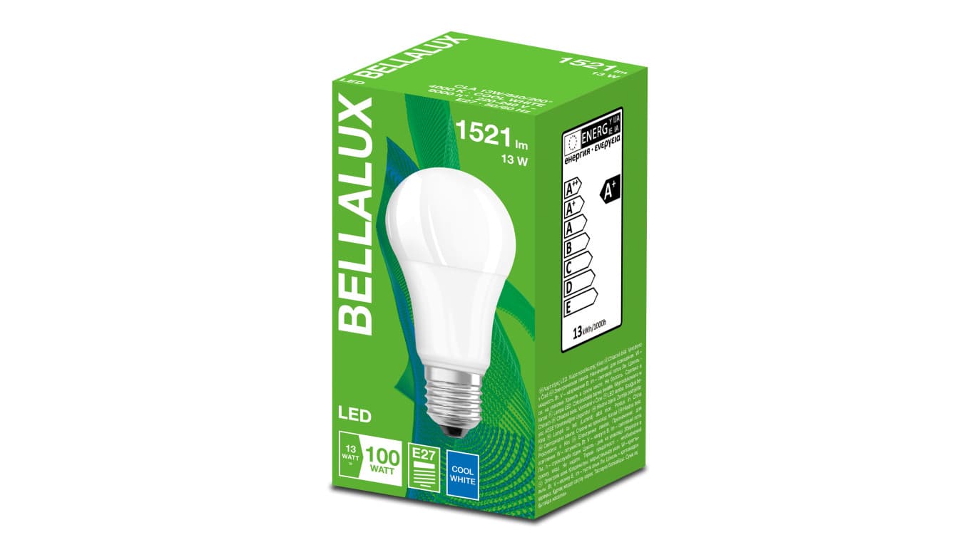 

Żarówka LED E27 13W ECO CL A FR 100 840 non-dim 1521lm 4000K 4058075484979