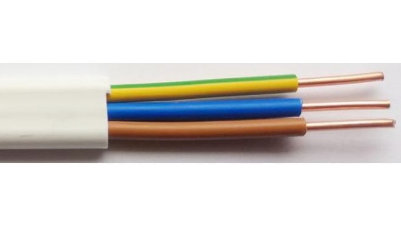 

Przewód EL-Instal HP+ 750 3x1,5 żo płaski biały 450/750V bezhalogenowy B2ca /100m/