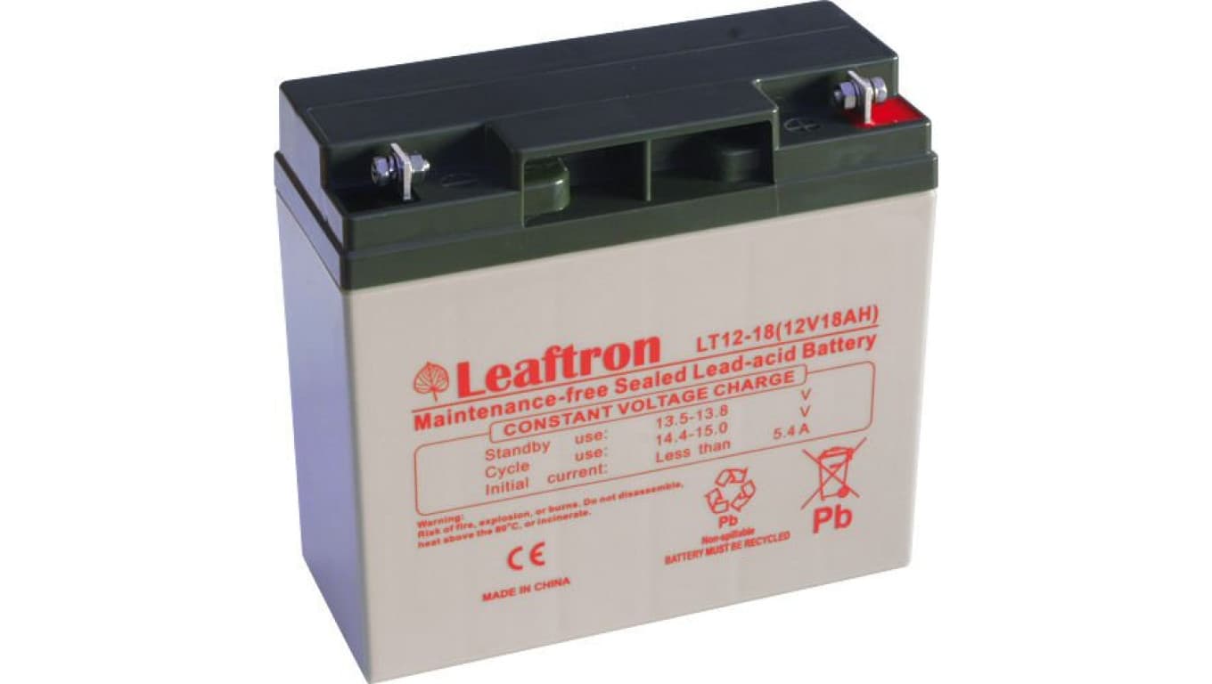 

Akumulator AGM żelowy Leaftron LT12-18 12V 18Ah LT 12-18