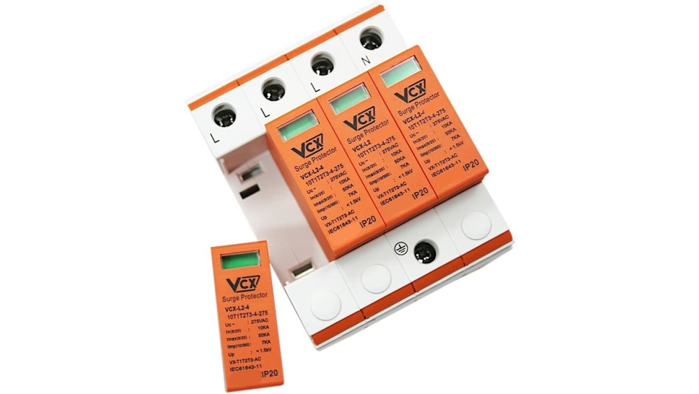 

Ogranicznik przepięć L2 klasy T2 (C) 4P 20kA 1,2kV Professional VCX, C) 4p 20ka 1.2kv professional vc