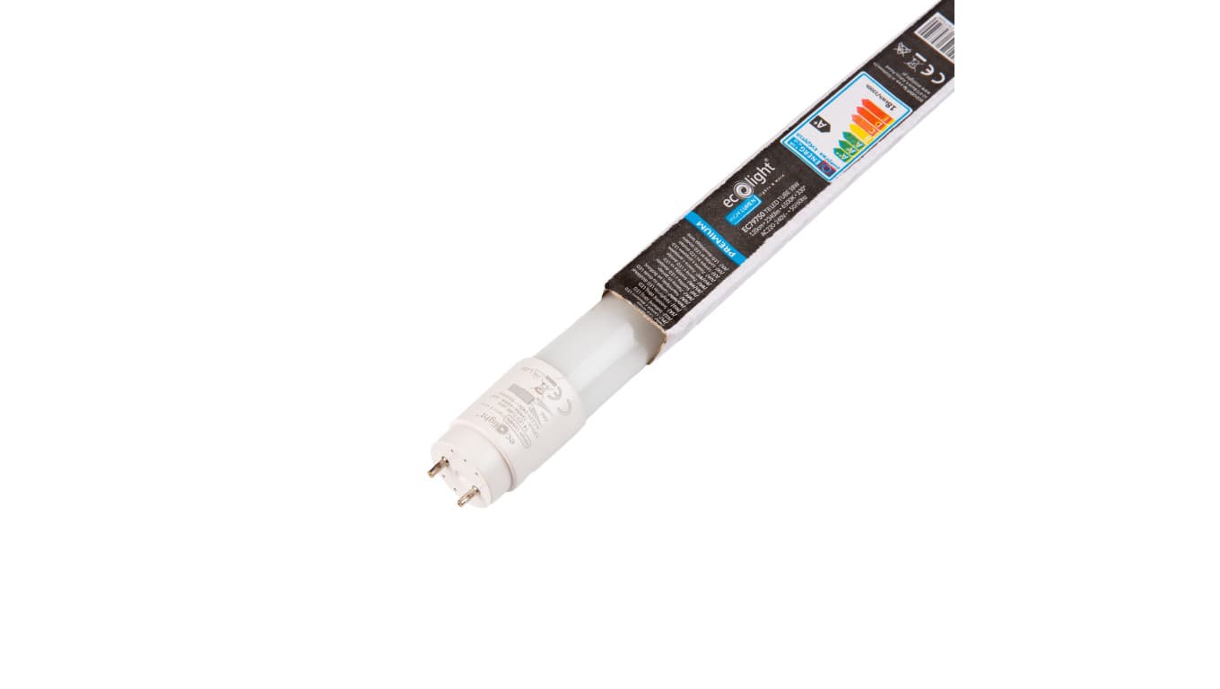 

Świetlówka LED G13 T8 HIGH-LUMEN 130LM/W 1500mm 25W LED 25W-CW 3250lm 6500K EC79410
