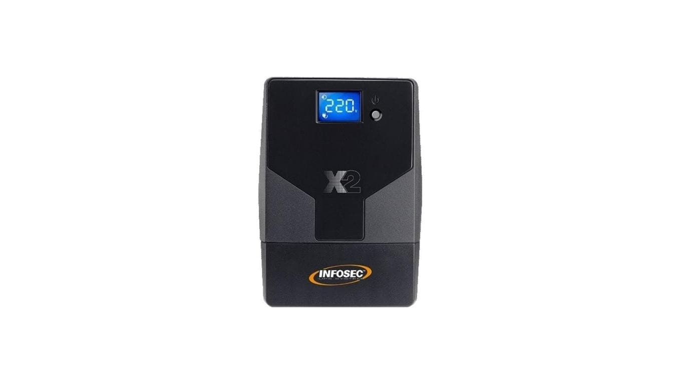 

Zasilacz awaryjny UPS 1000VA X2 LCD Touch Infosec, 4x IEC