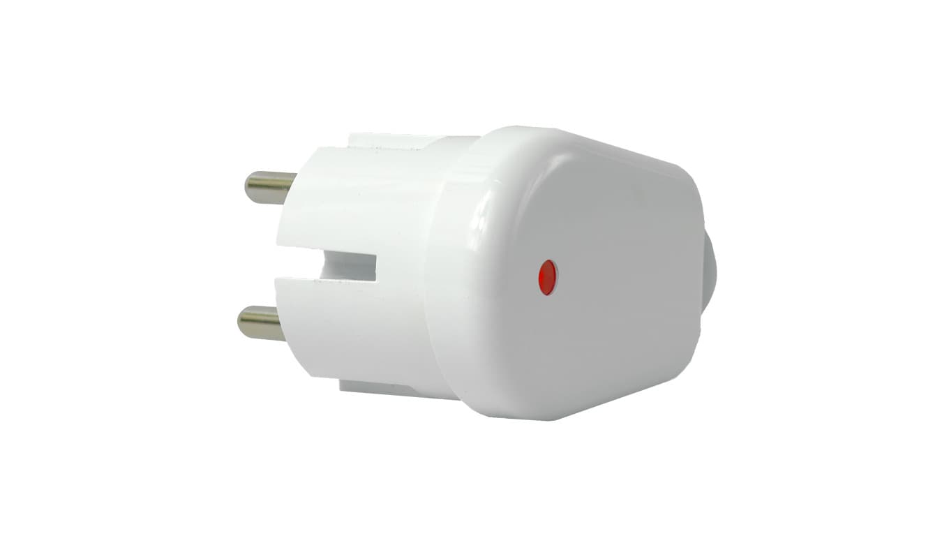 

Wtyczka kątowa Uni-Schuko, 2P+Z, 16A z podświetleniem WT-16U/S BI