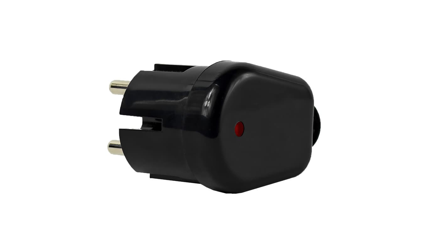 

Wtyczka kątowa Uni-Schuko, 2P, 16A z podświetleniem WT-16 K2/S CZ