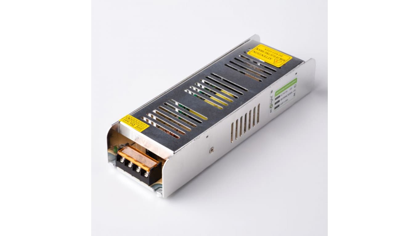 

Zasilacz LED SLIM modułowy siatkowy 250W 12V 20A 223 x 66 x 40 mm EC79770