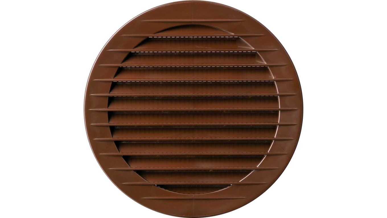 

Kratka okrągła z siatką 60 brąz /kpl 4 szt/ 02-264