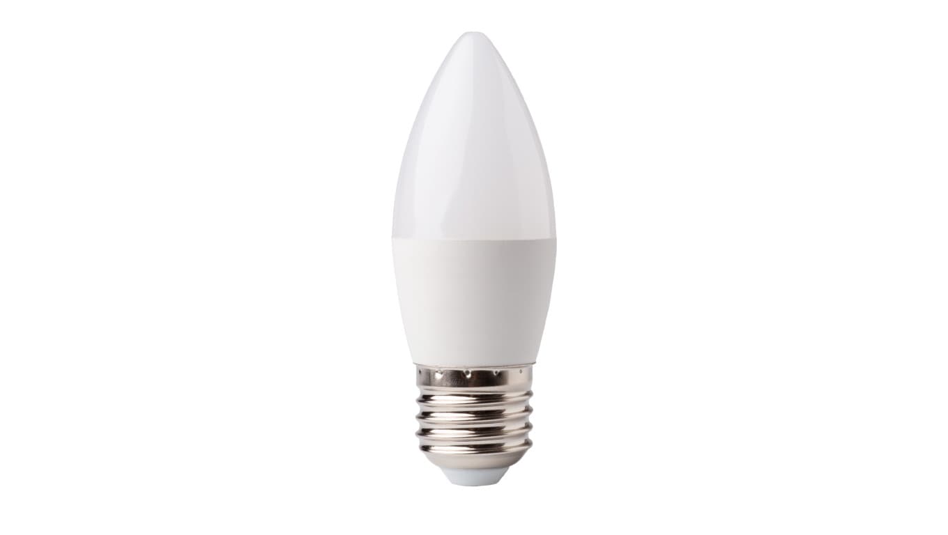 

Żarówka LED świeczka E27 5W 450lm Barwa Zimna 6500K EC79120