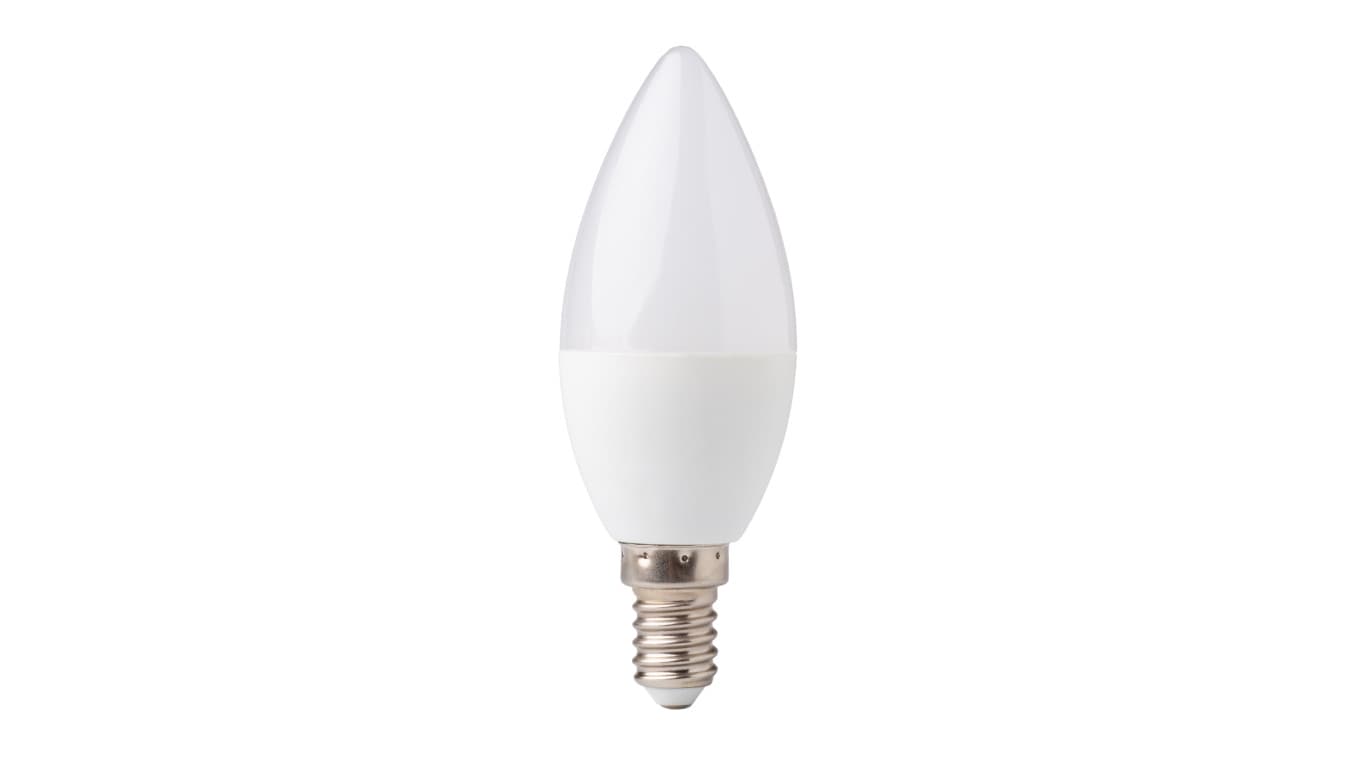 

Żarówka LED świeczka E14 5W 450lm Barwa Ciepła 3000K EC79326