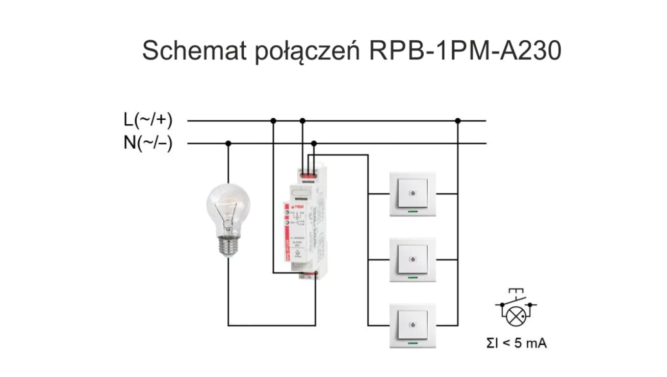 

Przekaźnik bistabilny z pamięcią 1P 16 A 230 VAC RPB-1PM-A230 864390
