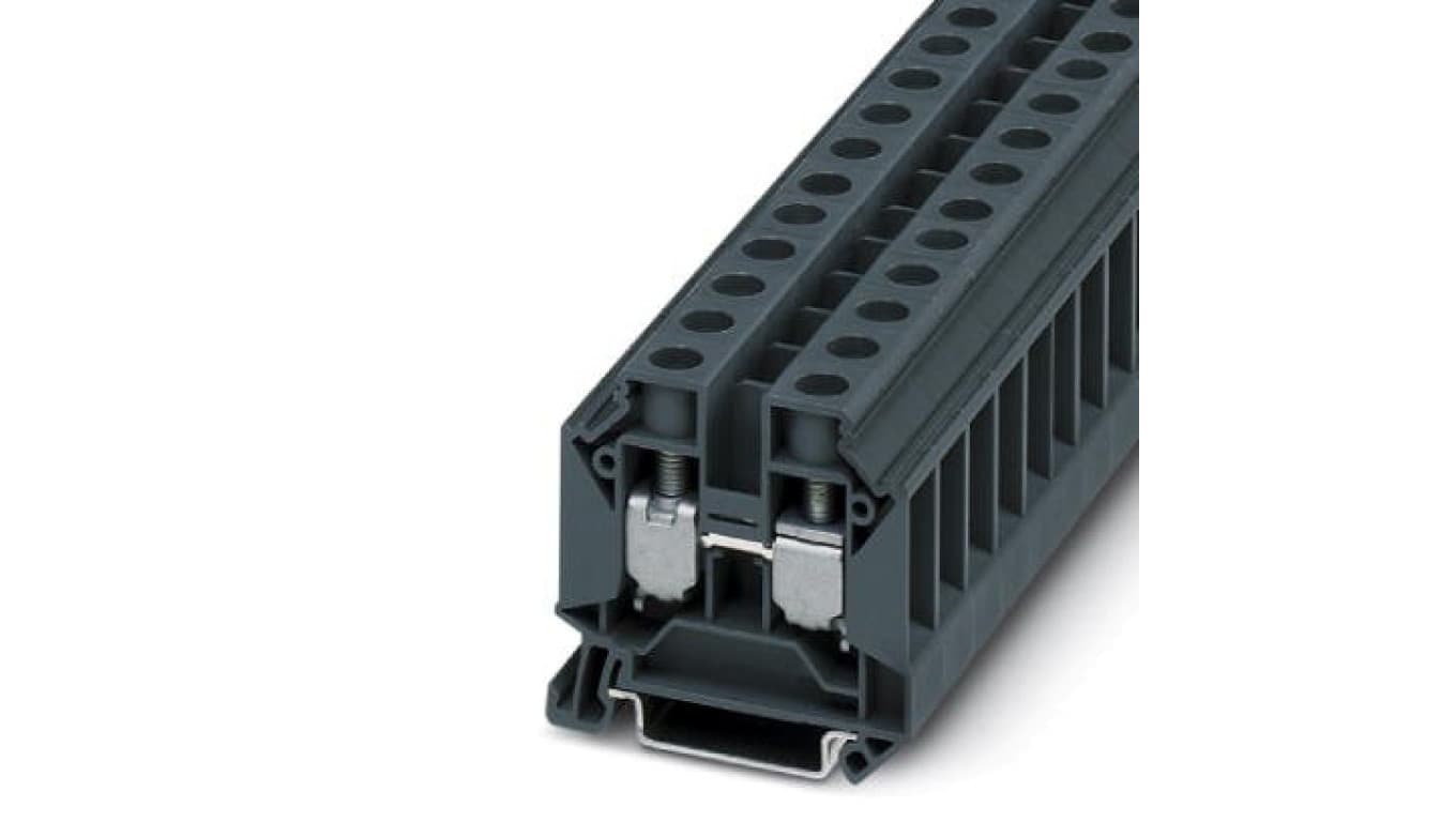 

Złączka szynowa 2-przewodowa 16mm2 76A 1000V ciemno szara TB 16 I Essential 3246353