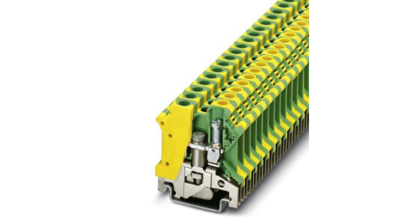 

Złączka szynowa przewodu ochronnego 6mm2 zielono-żółta TB 6-PE I Essential 3059870