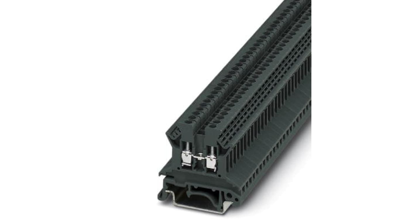 

Złączka szynowa 2-przewodowa 2,5mm2 24A 800V ciemno szara TB 2,5 I Essential 3246311