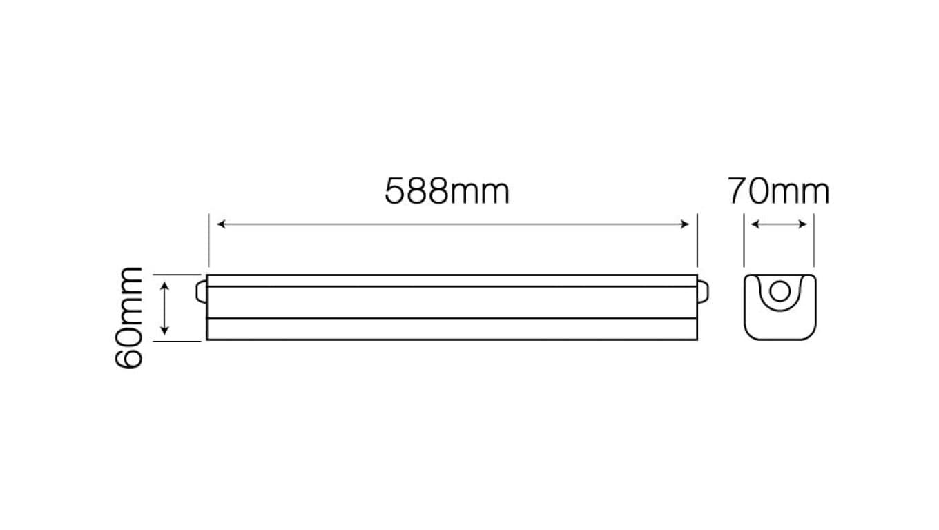 

Oprawa hermetyczna LED line TRI-PROOF 175-265V AC 20W 2000LM 4000K /248528/