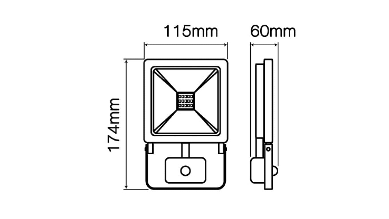 

Naświetlacz LED line PHOTON 20W 1600lm 4000K PIR /470454/