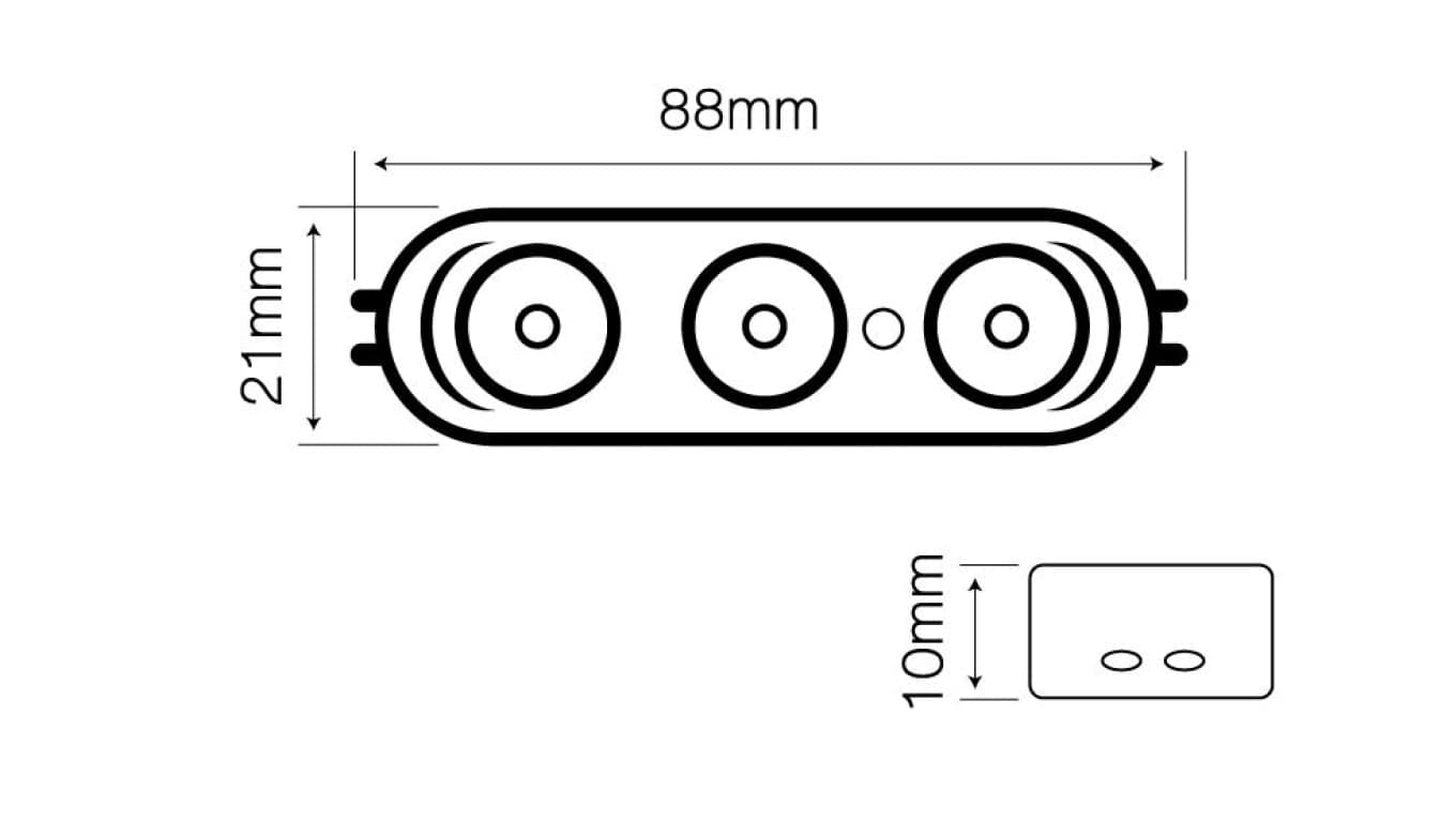 

Moduł LED line OPTO 3x SMD2835 12V 2,5W 6000-6500K /243424/