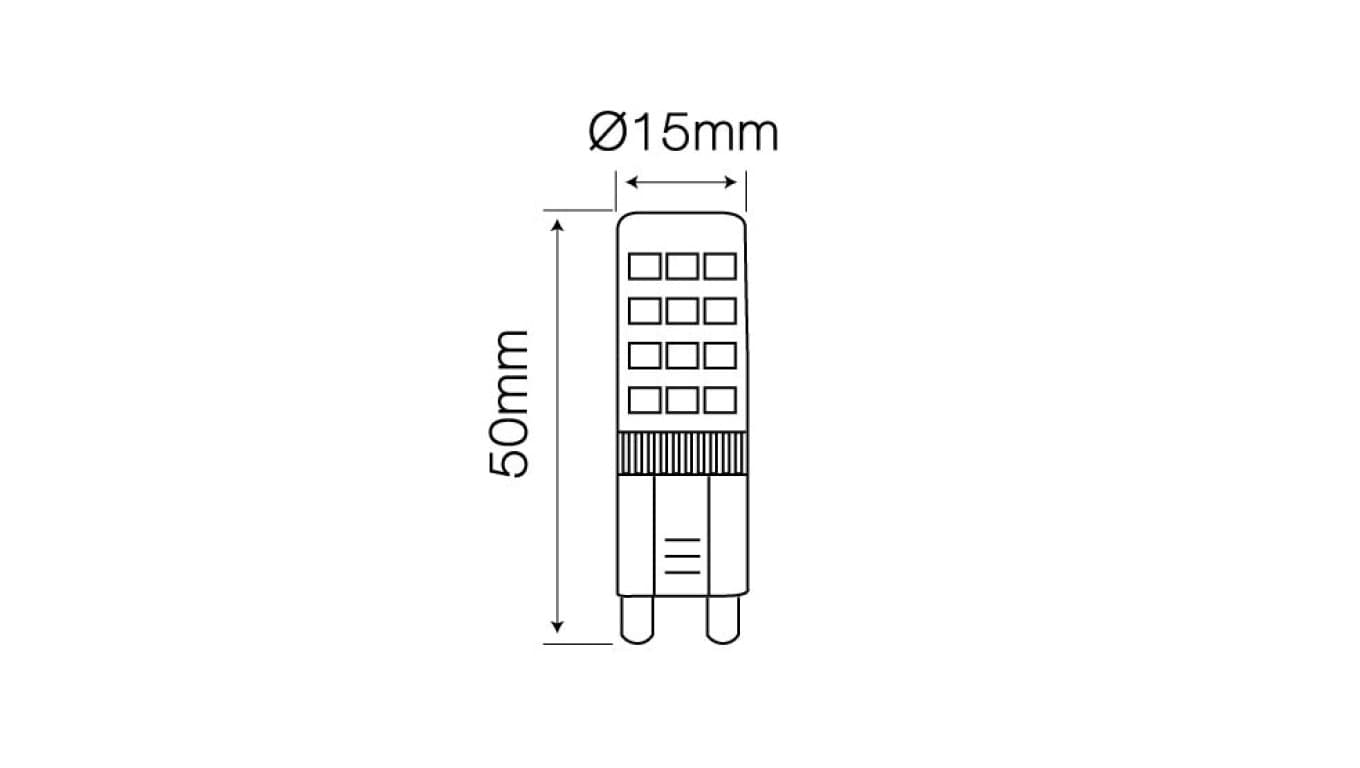 

Źródło światła LED line G9 220-240V 4W 350lm 4000K /245534/
