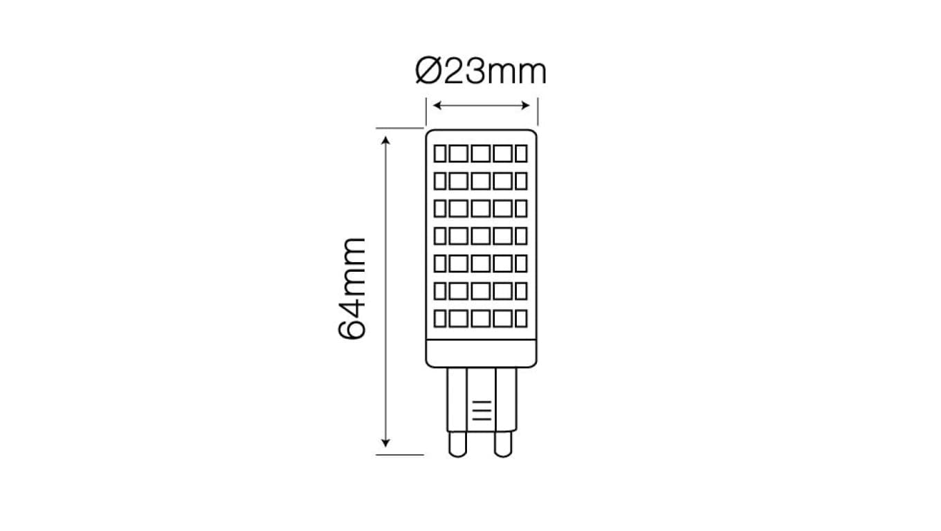 

Źródło światła LED line G9 220-240V 12W 1080lm 2700K /248900/
