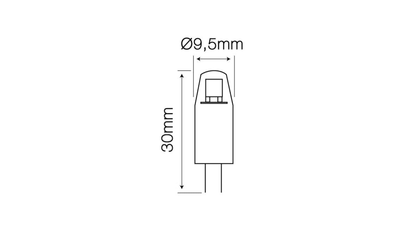 

Źródło światła LED line G4 COB 12V AC/DC 1,5W 120lm 2700K /248979/