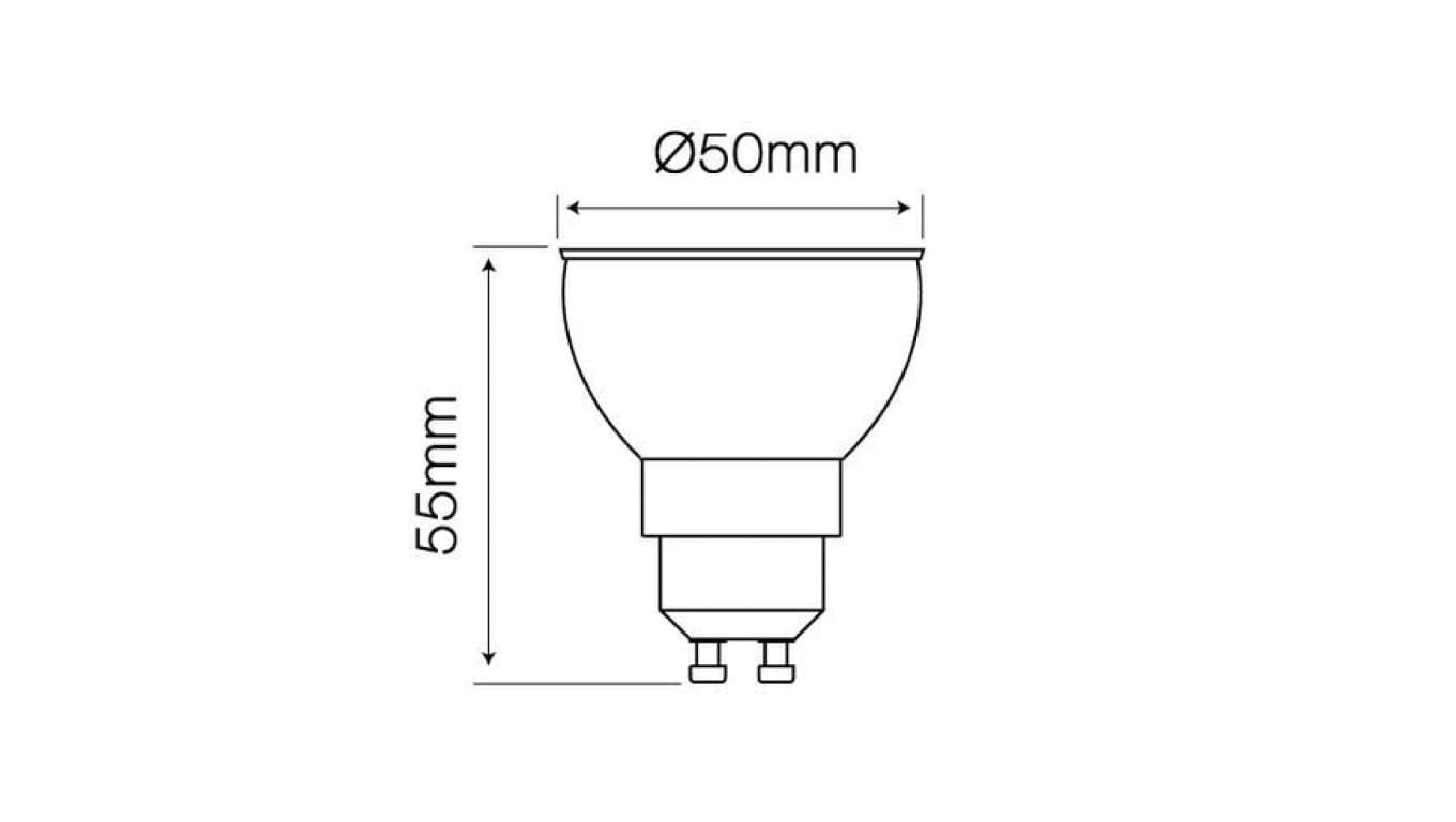 

Źródło światła LED line GU10 SMD 170-250V 10W 1000lm 4000K ściemnialna /470225/