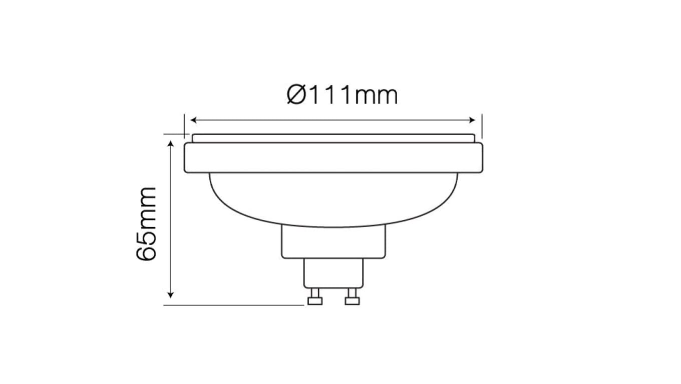 

Źródło światła LED line ES111 230V AC 12W 720lm 2700K 45 /470324/
