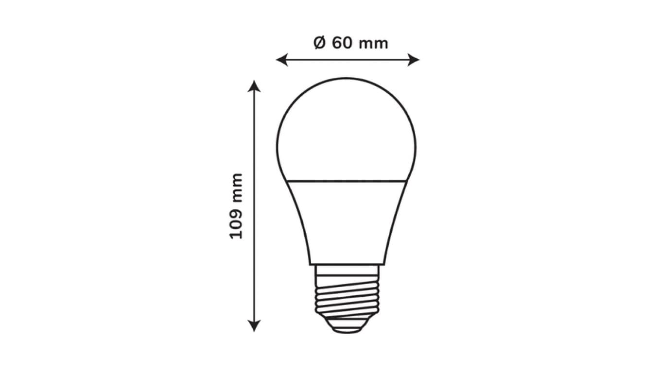 

Źródło światła LEDOM E27 A60 230V 12W 1212lm 4000K /247415/