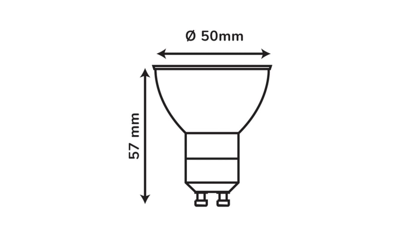 

Źródło światła LEDOM GU10 220-240V 5W 450lm 4000K /248689/