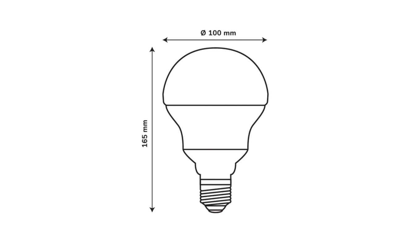 

Źródło światła LEDOM E27 170-250V 30W 2700lm 4000K F100 /248641/