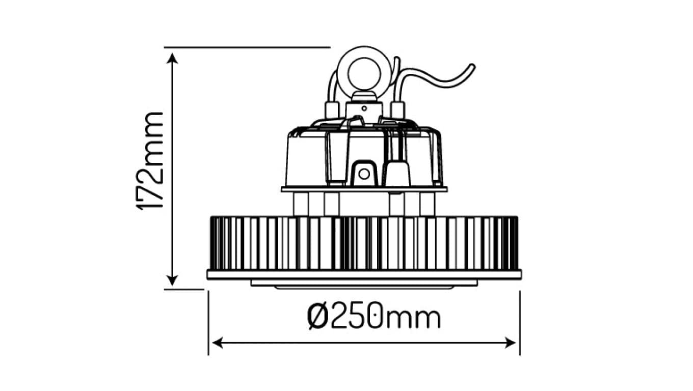 

Oprawa przemysłowa LED line UFO 100W 130lm/W 4000K 60 RAIDER 130 /470911/