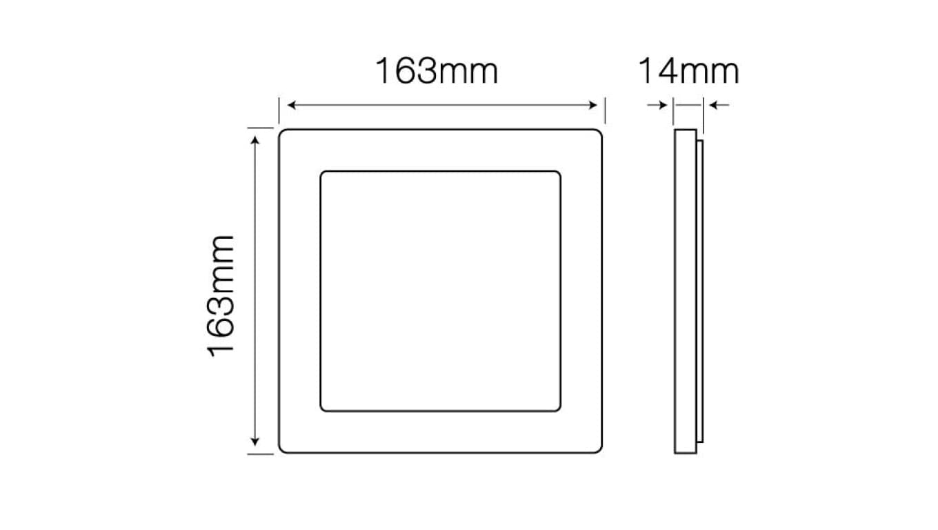 

Panel LED line kwadrat Easy Fix 12W 850lm 2700K /246791/
