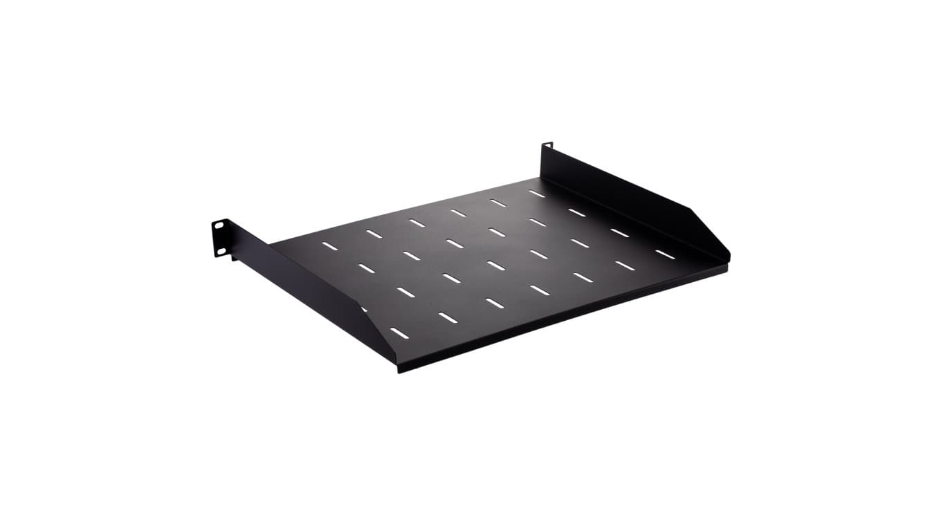 

Półka stała do szafy RACK 19 cali 1U 350mm czarna NEKU