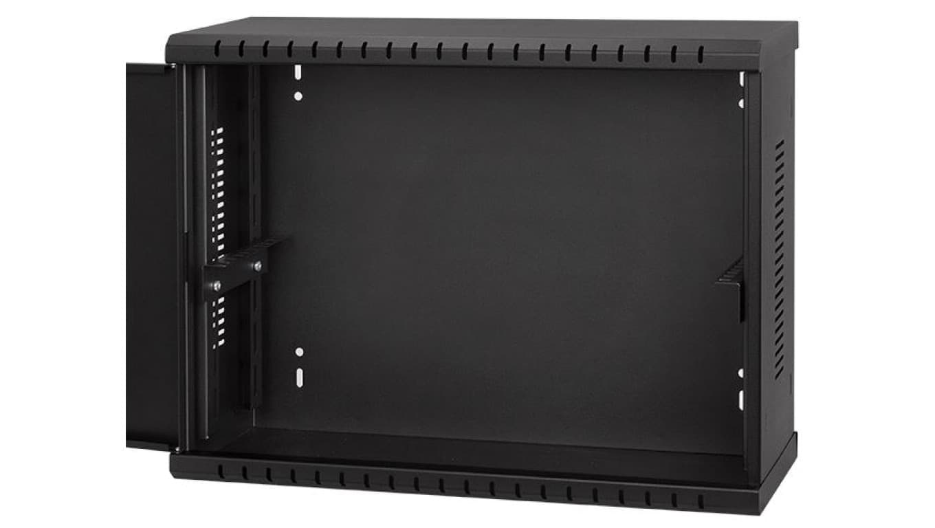 

Szafa wisząca RACK 19 cali 3U 180mm CCTV CATV TPR czarna NEKU TS