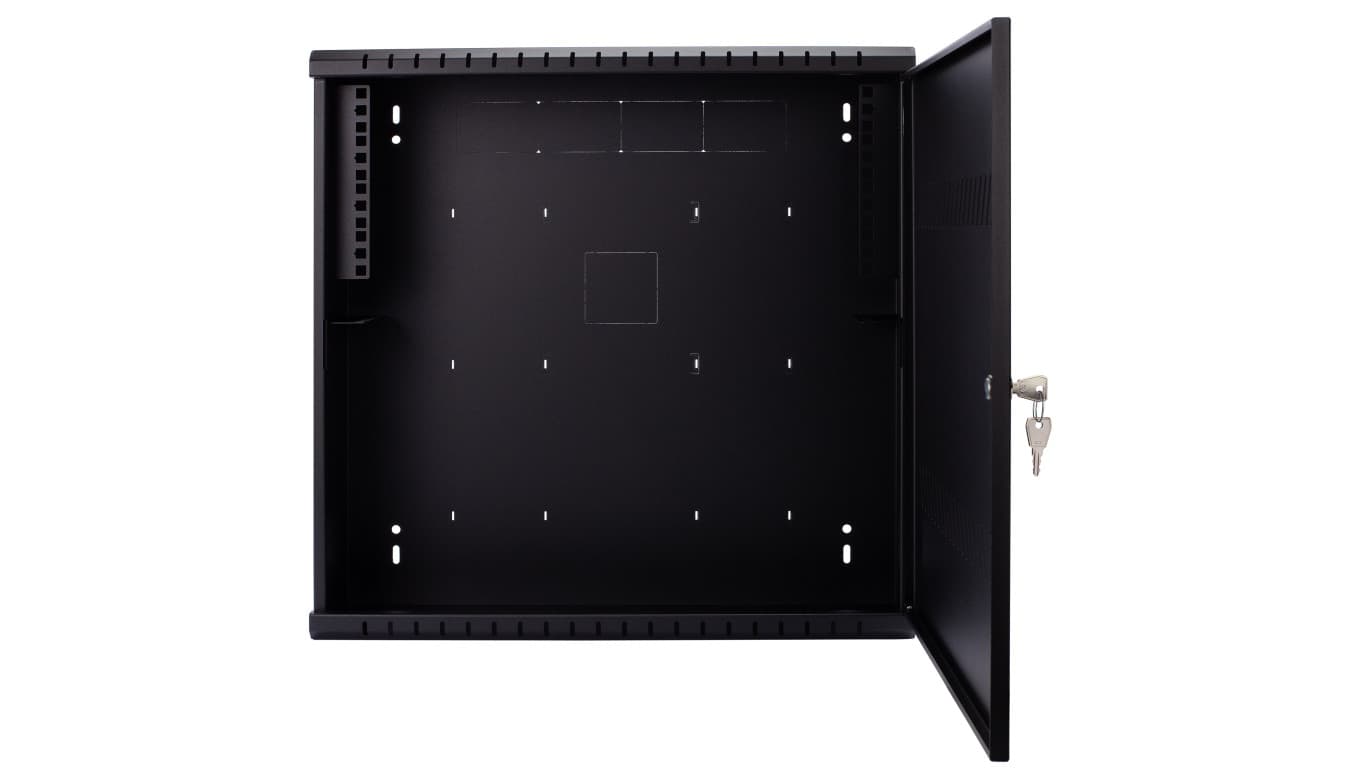 

Szafa wisząca RACK 19 cali 4U+3U 180mm CCTV CATV TPR czarna NEKU