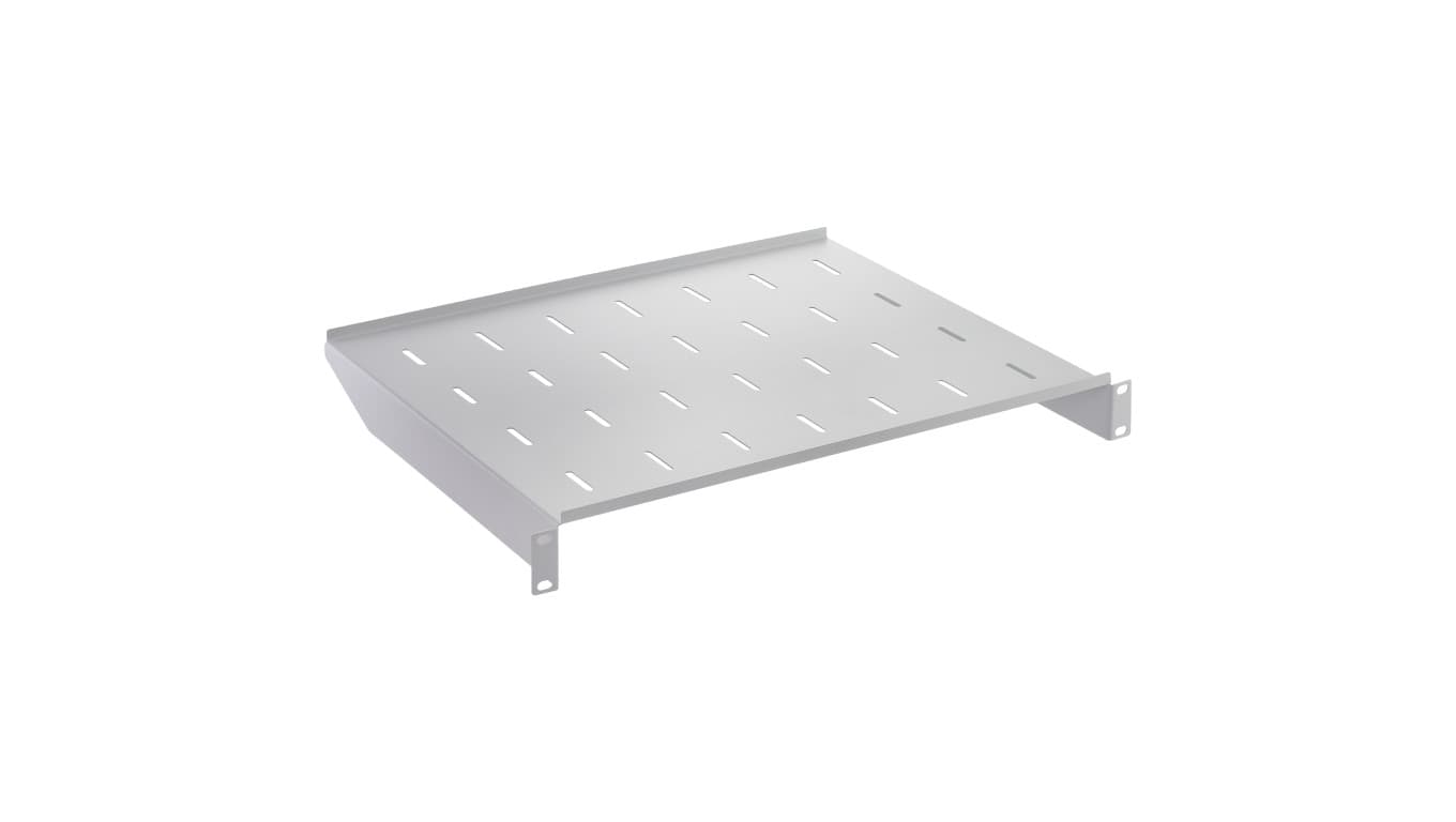 

Półka stała do szafy RACK 19 cali 1U 350mm szara NEKU