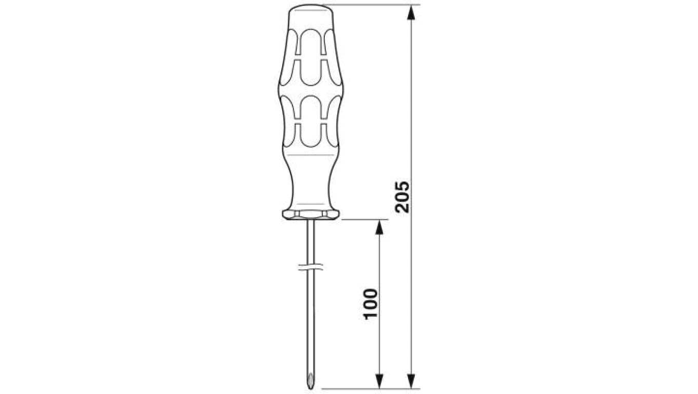 

Wkrętak krzyżakowy PZ2x100mm SZK PZ2 VDE 1206463