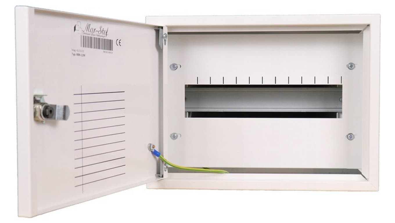 

Rozdzielnica natynkowa metalowa modułowa 1x12 RBN-12