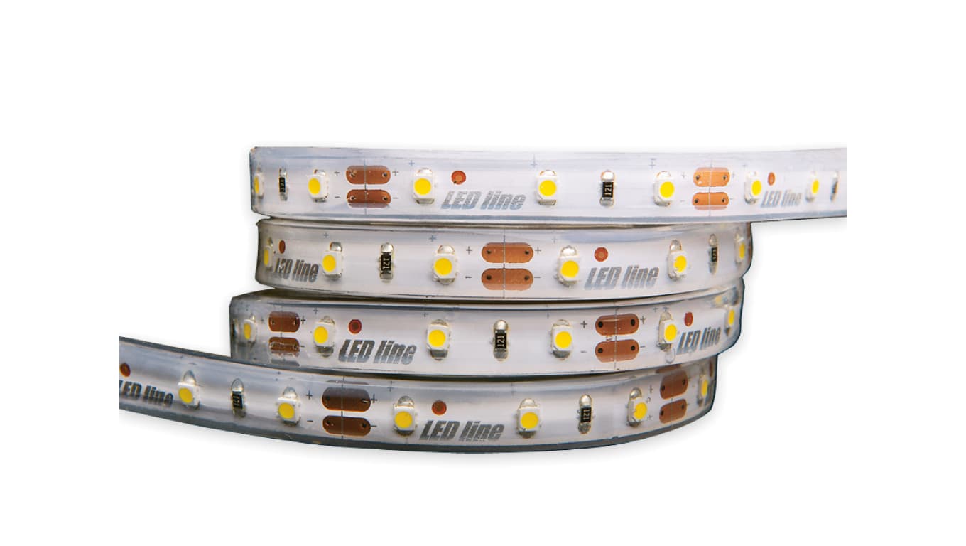 

Taśma LED line 300 SMD3528 12V żółta IP67 241529/5m/