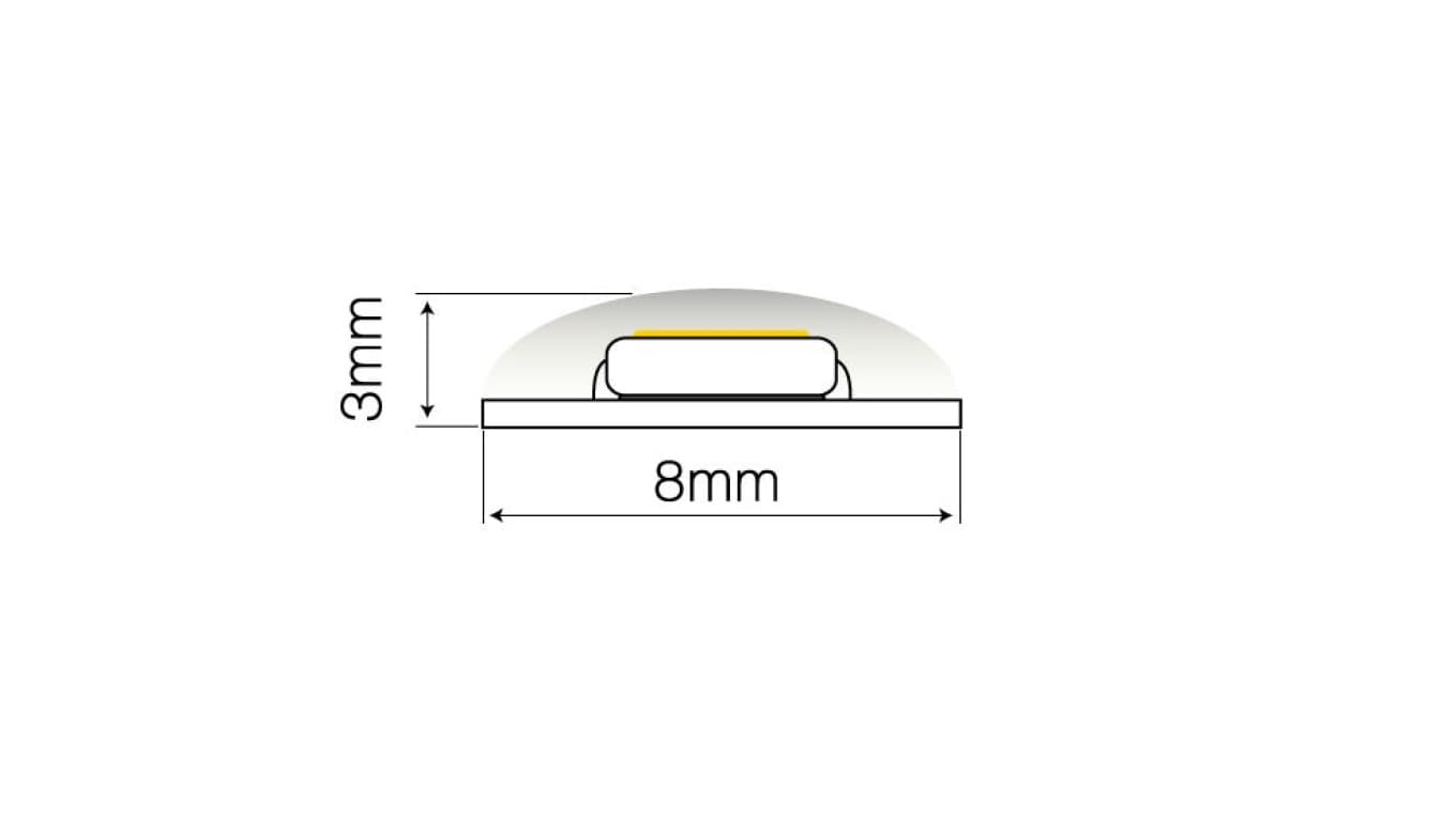 

Taśma LED line 300 SMD3528 12V 2865-3025K IP65 240249/5m/