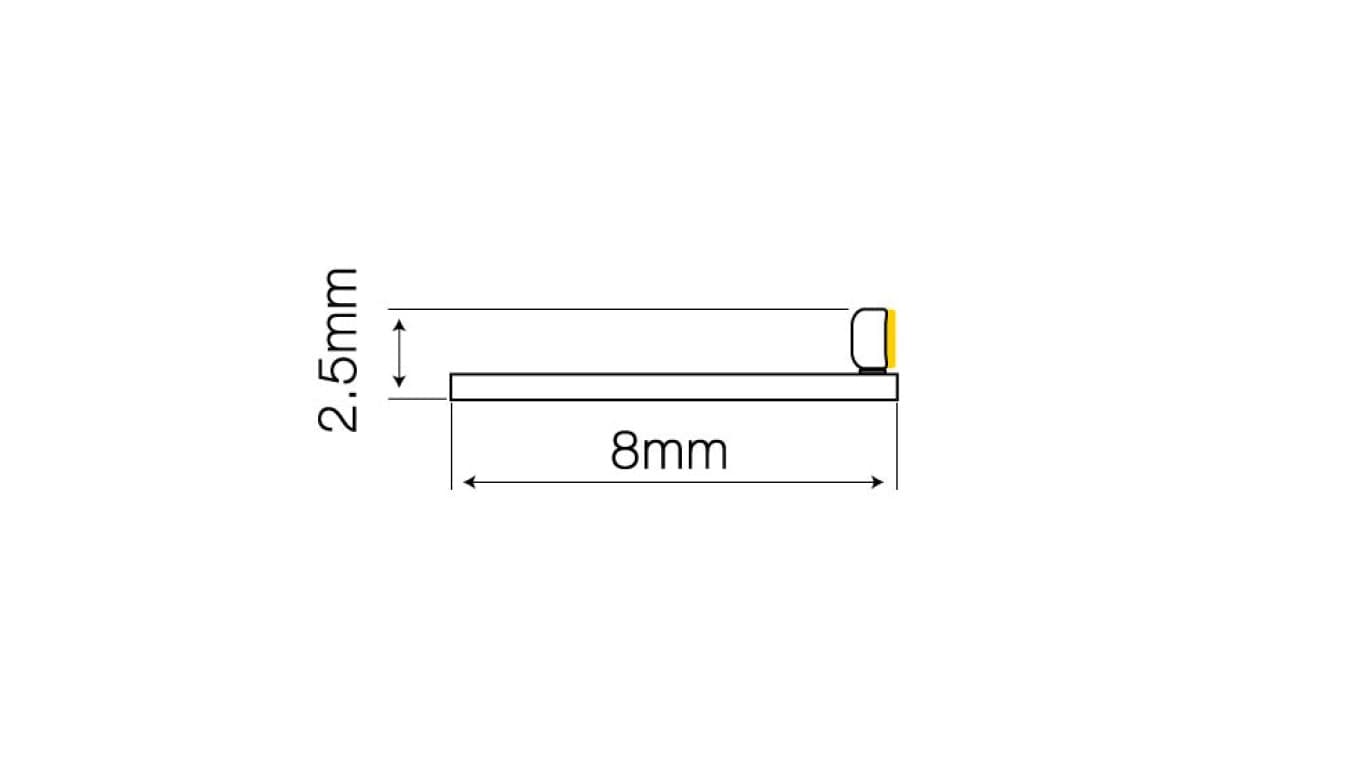 

Taśma LED line 300SMD3014 12V 6200-6700K SIDE VIEW 244216/5m/