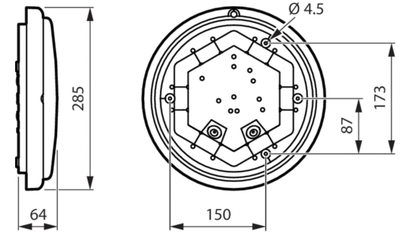 

Plafoniera LED 19W WL070V LED17S/830 PSU MDU II WH 1700lm 3000K z czujnikiem ruchu 911401826782
