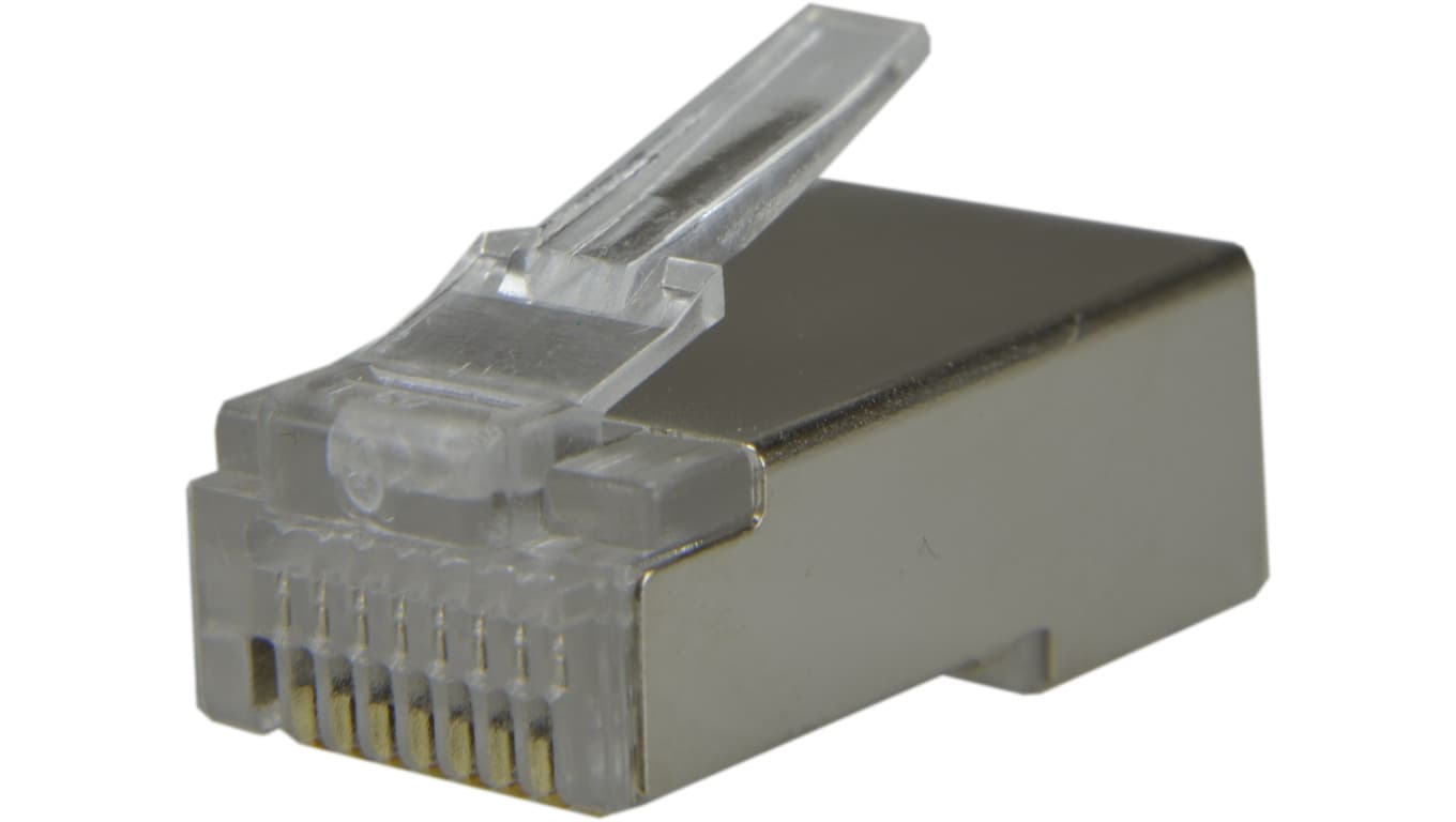 

Wtyk modularny RJ45 8P8C kat.5e ekranowany FTP drut NEKU /woreczek 100szt./