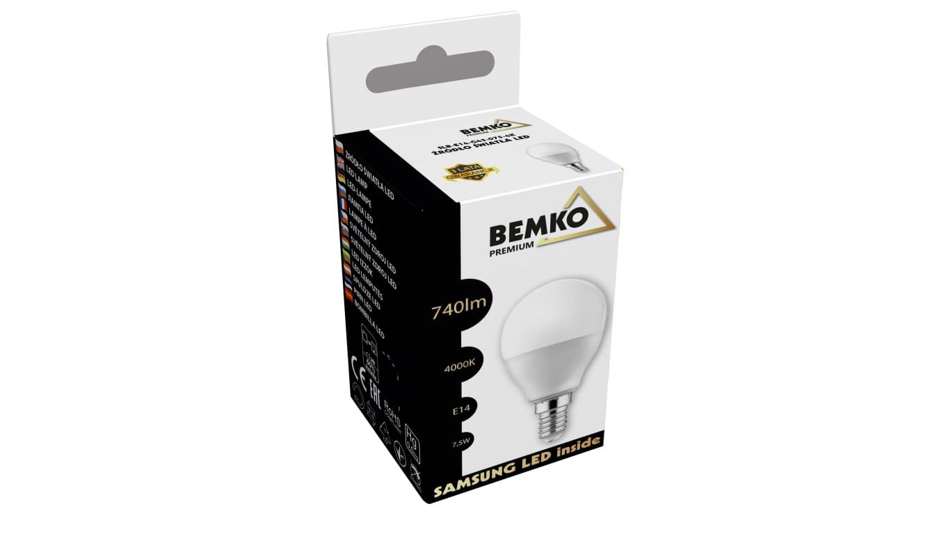 

Żarówka LED SAMSUNG INSIDE 230V E14 G45 7,5W 740LM 4000K 200ST D84-SLB-E14-G45-075-4K