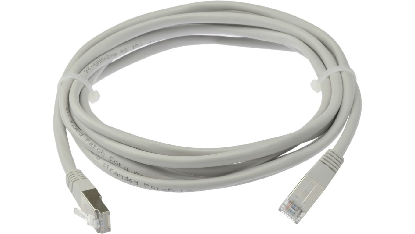 

Patchcord FTP kat.5e kabel sieciowy LAN 2x RJ45 linka szary 10m NEKU