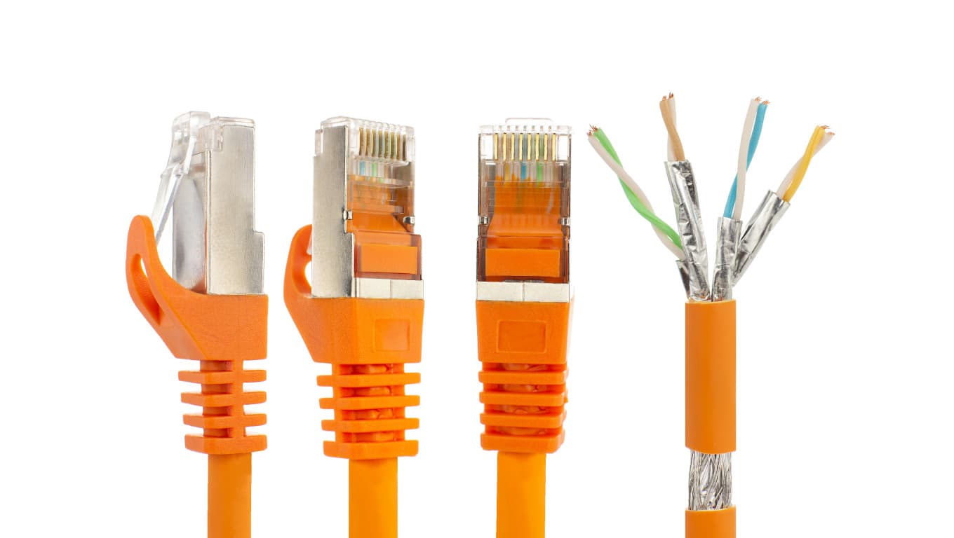 

Patchcord S/FTP kat.7 PiMF kabel sieciowy LAN 2x RJ45 PoE pomarańczowy 2m NEKU