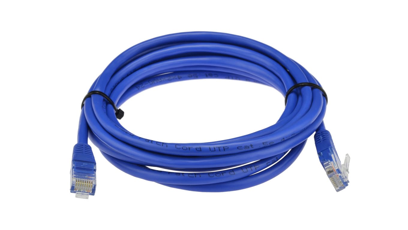 

Patchcord UTP kat.5e kabel sieciowy LAN 2x RJ45 niebieski 2m NEKU