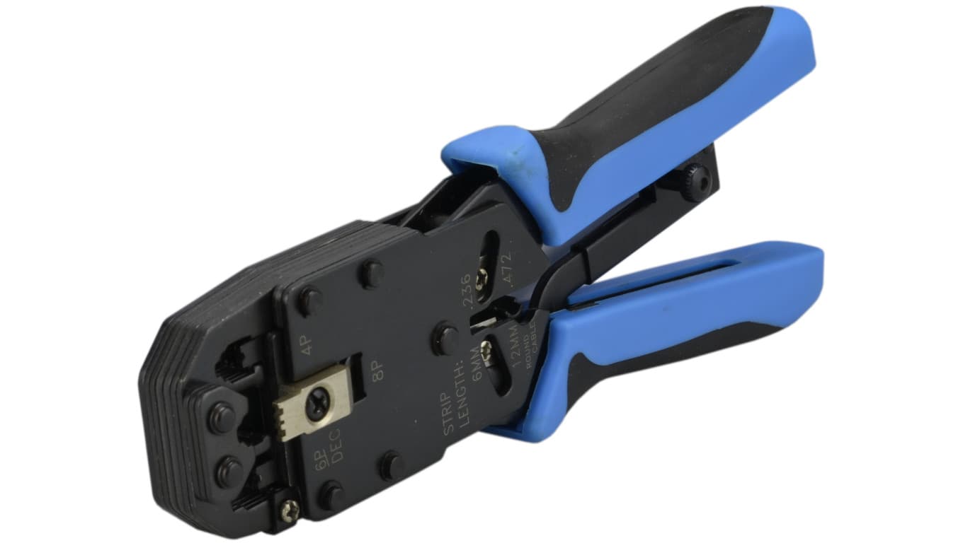 

Zaciskarka wtyków RJ45 RJ12 RJ11 RJ14 czołowa NEKU
