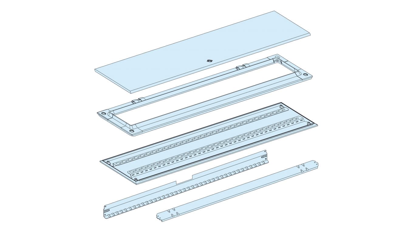 

PrismaSet Obudowa przedziału kablowego 1450x300mm IP55 LVS08347